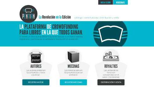 pentian libros escritor crowdfunding